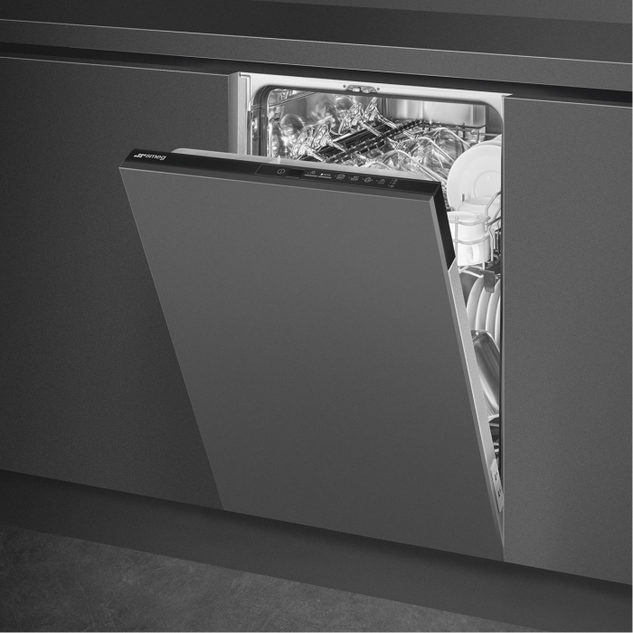 SMEG ST4512IN Einbau Geschirrspüler Vollintegriert 45 cm – Bild 2