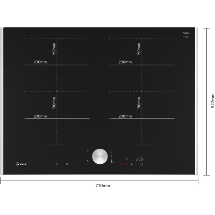 Neff T67TTX4L0 Induktionskochfeld 70cm – Bild 5