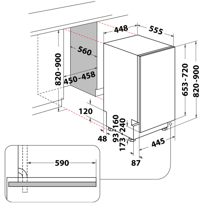 Bauknecht BSIO 3T223 PE X Vollintegr.-Geschirrspüler – Bild 11