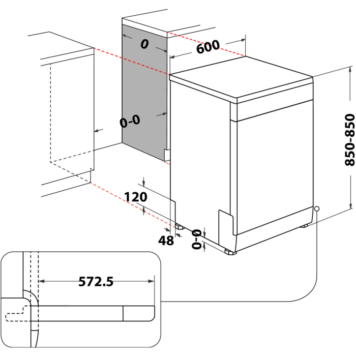 Bauknecht B2F HD624 Geschirrspüler – Bild 5