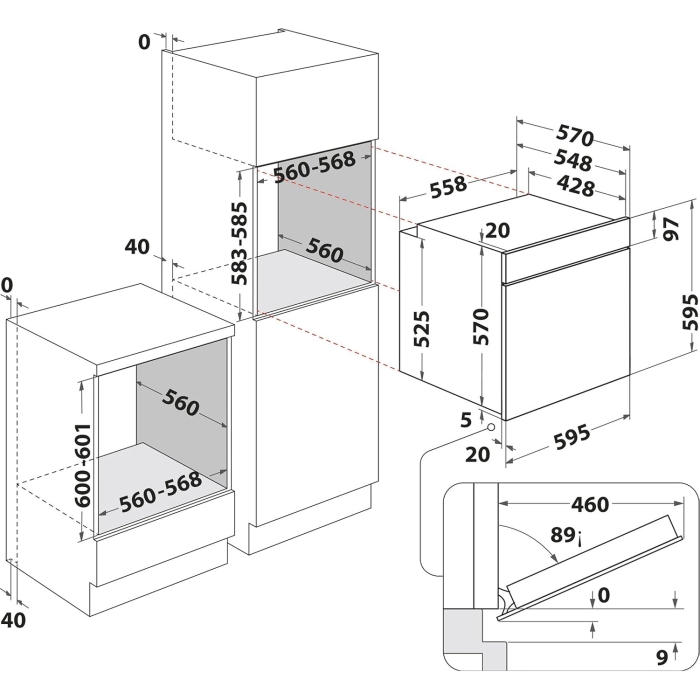 Bauknecht BAK5S KP8V2 BLG Einbau-Backofen mit Pyrolyse und Dampffunktionen – Bild 9