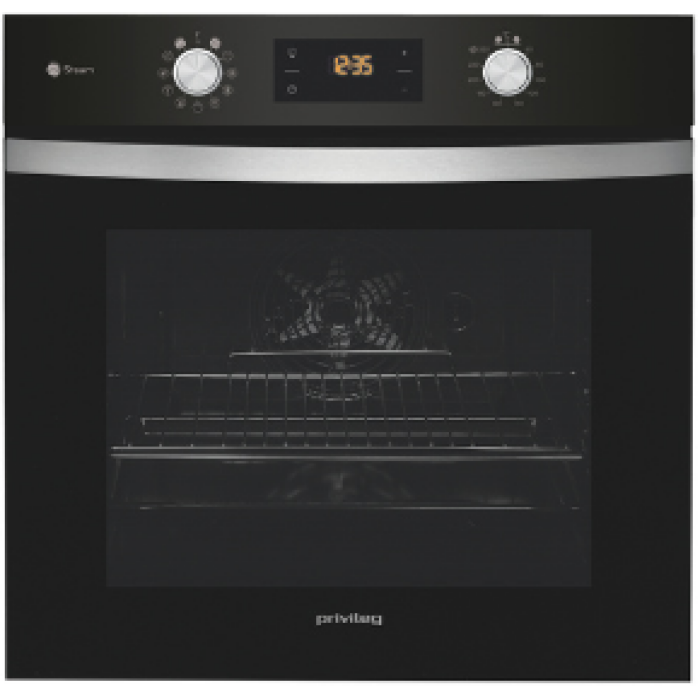 PRIVILEG PBWK3 JH8S BLG Einbauherd-Backofen Schwarz