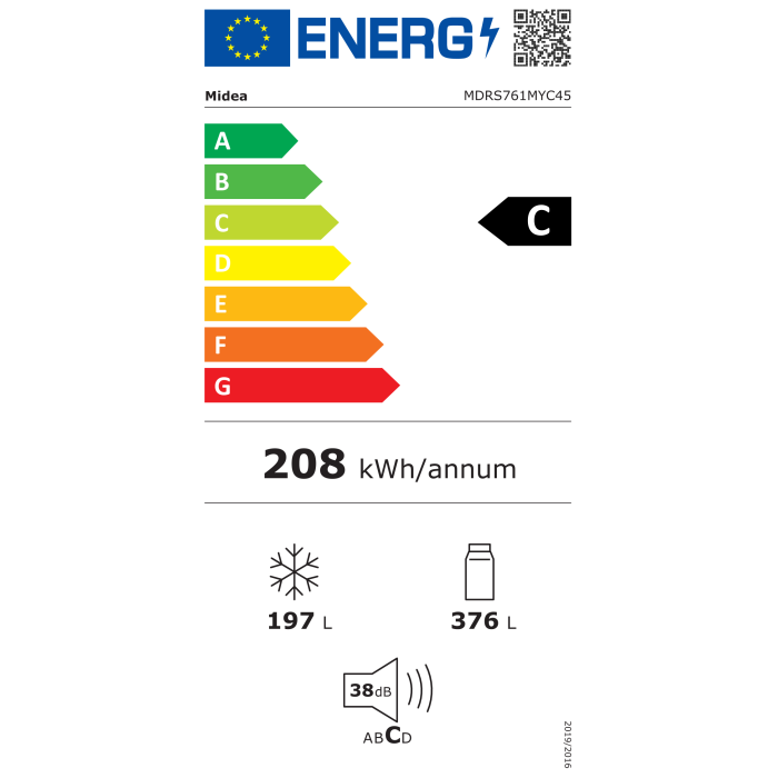 Midea MDRS761MYC45 Side-by-Side – Bild 4