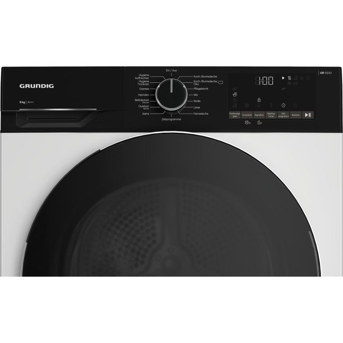 GRUNDIG GT55924F14 Wärmepumpentrockner (9 kg, Weiß) – Bild 4