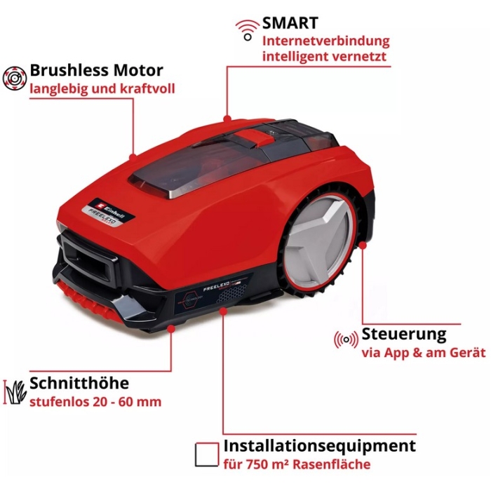 Einhell FREELEXO SMART 750 PROFESSIONAL Mähroboter – Bild 5