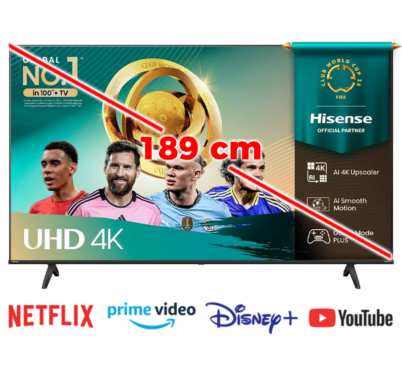 Hisense 75E6NT, LED-Fernseher 75 Zoll – Bild 2