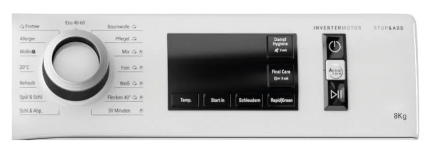 BAUKNECHT WM Pure 8AA Waschmaschine 8kg – Bild 5