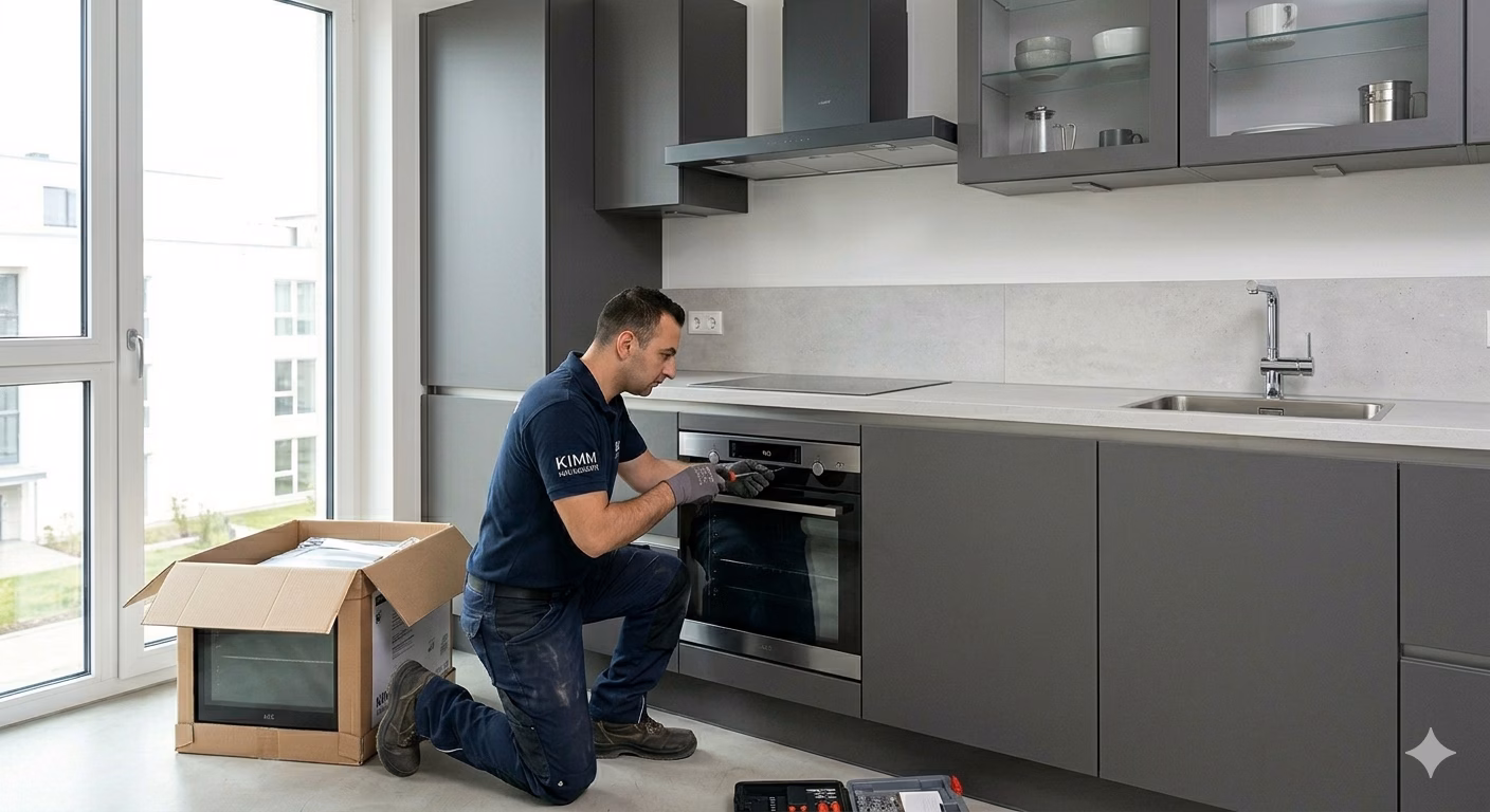 Service-Einbau Service Einbau der Geräte