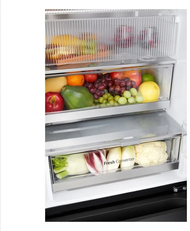 LG GBG5160CEV-InstaView®-Kühl-/Gefrierkombination-Black Steel – Bild 17