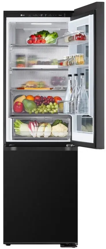 LG GBG5160CEV-InstaView®-Kühl-/Gefrierkombination-Black Steel – Bild 10