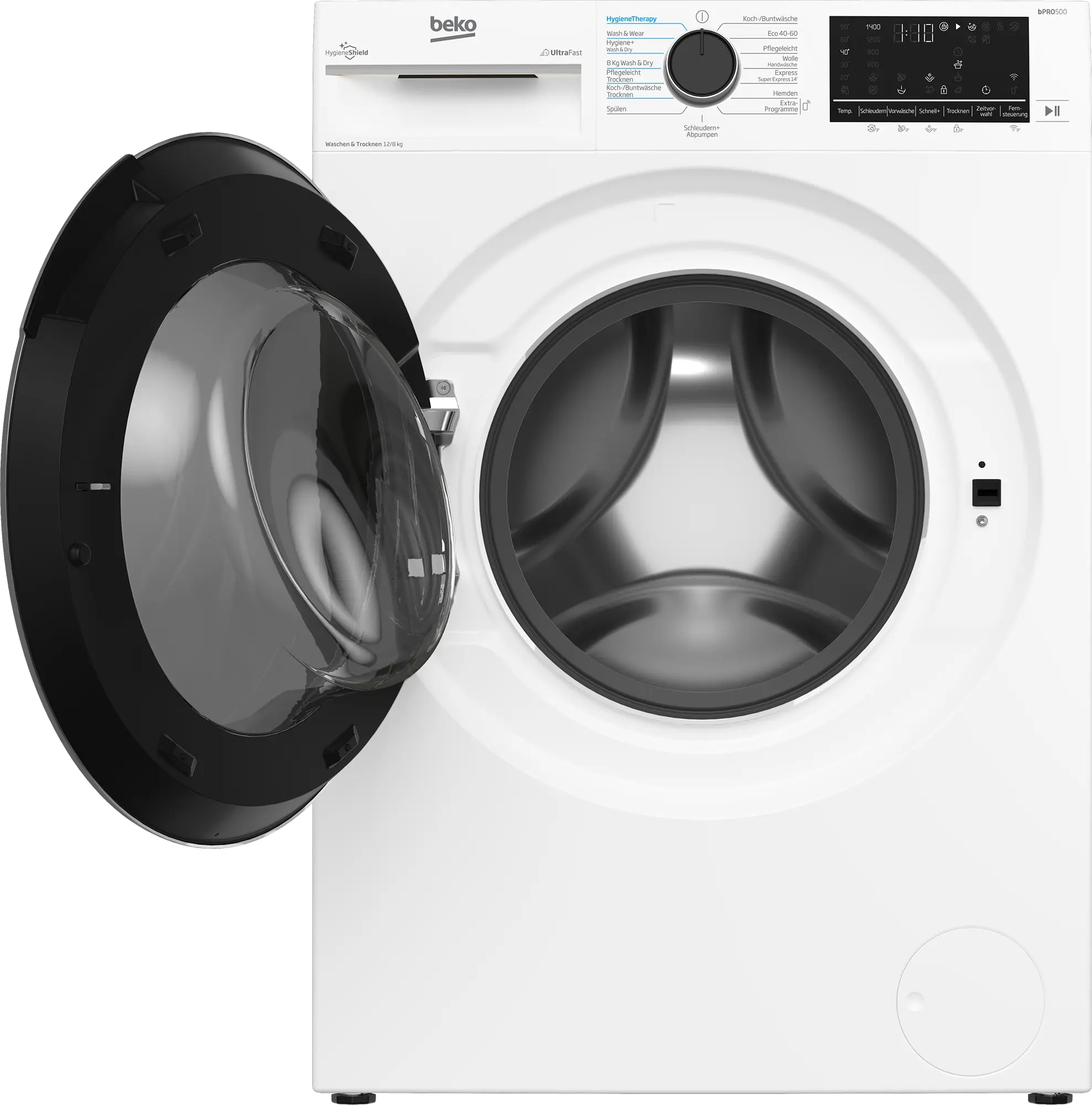 Beko B3DFT512447W Waschtrockner 12/8 kg – Bild 4