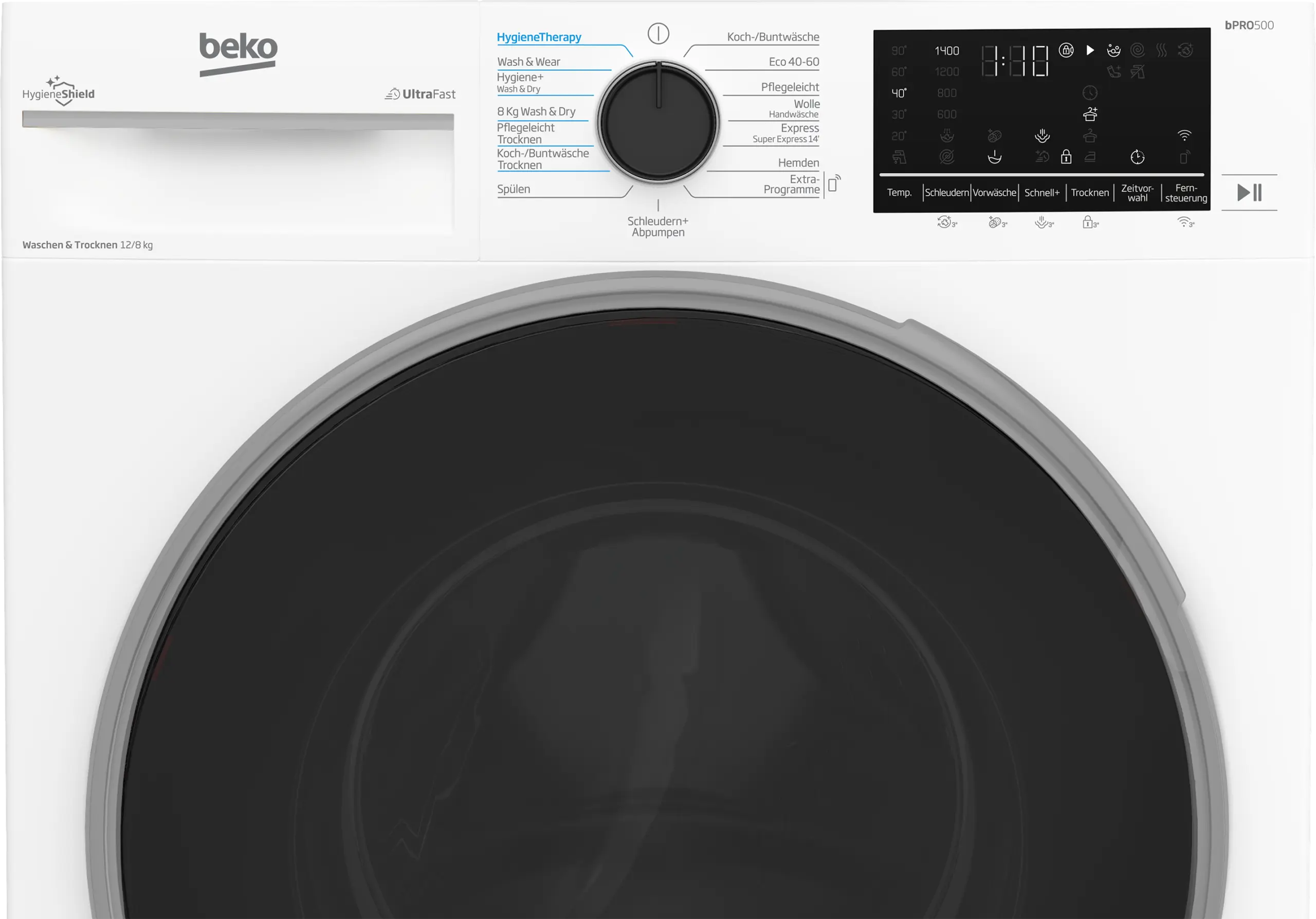 Beko B3DFT512447W Waschtrockner 12/8 kg – Bild 5