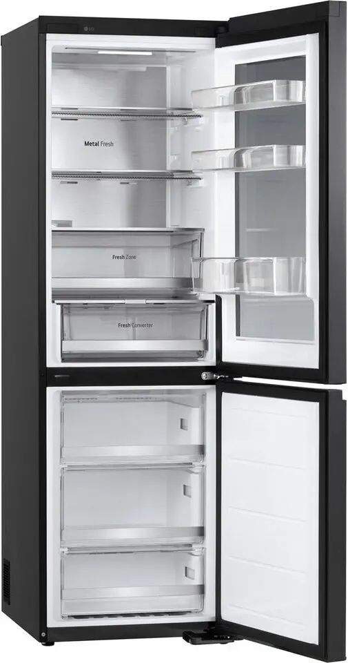 LG GBG5160CEV-InstaView®-Kühl-/Gefrierkombination-Black Steel – Bild 8
