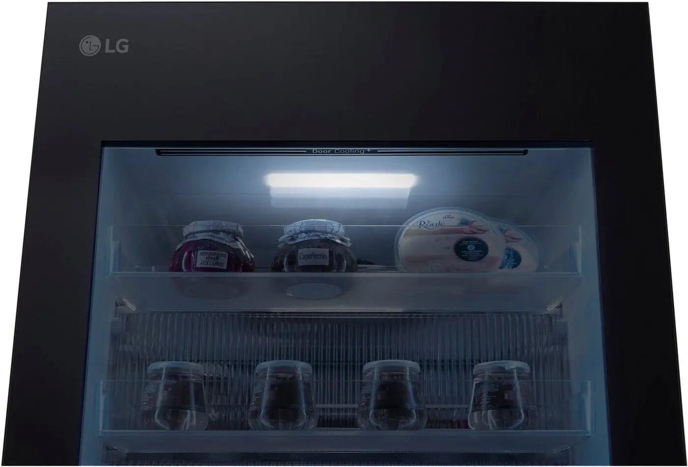 LG GBG5160CEV-InstaView®-Kühl-/Gefrierkombination-Black Steel – Bild 5