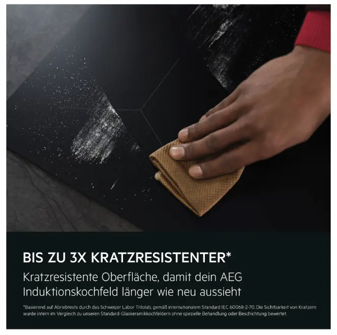 AEG TO64IC0BIT Induktionskochfeld SaphirMatt® SE - Oberfläche – Bild 9