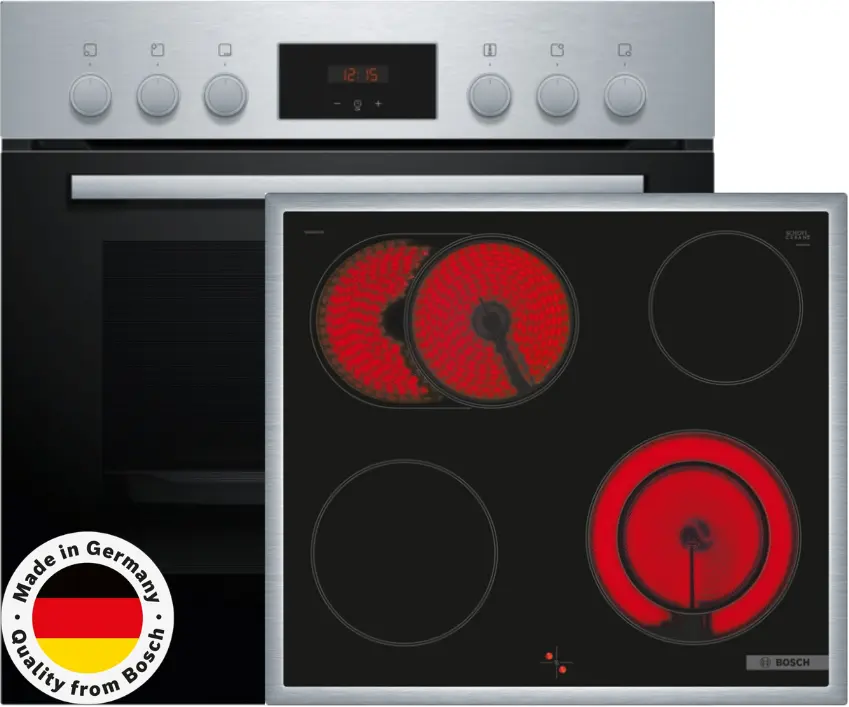 Bosch MKH22SK0 EXCLUSIV Einbauherdset Edelstahl – Bild 2