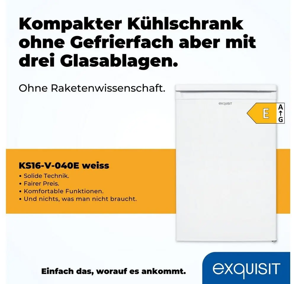 Exquisit KS16-V-040E Kühlschrank – Bild 9