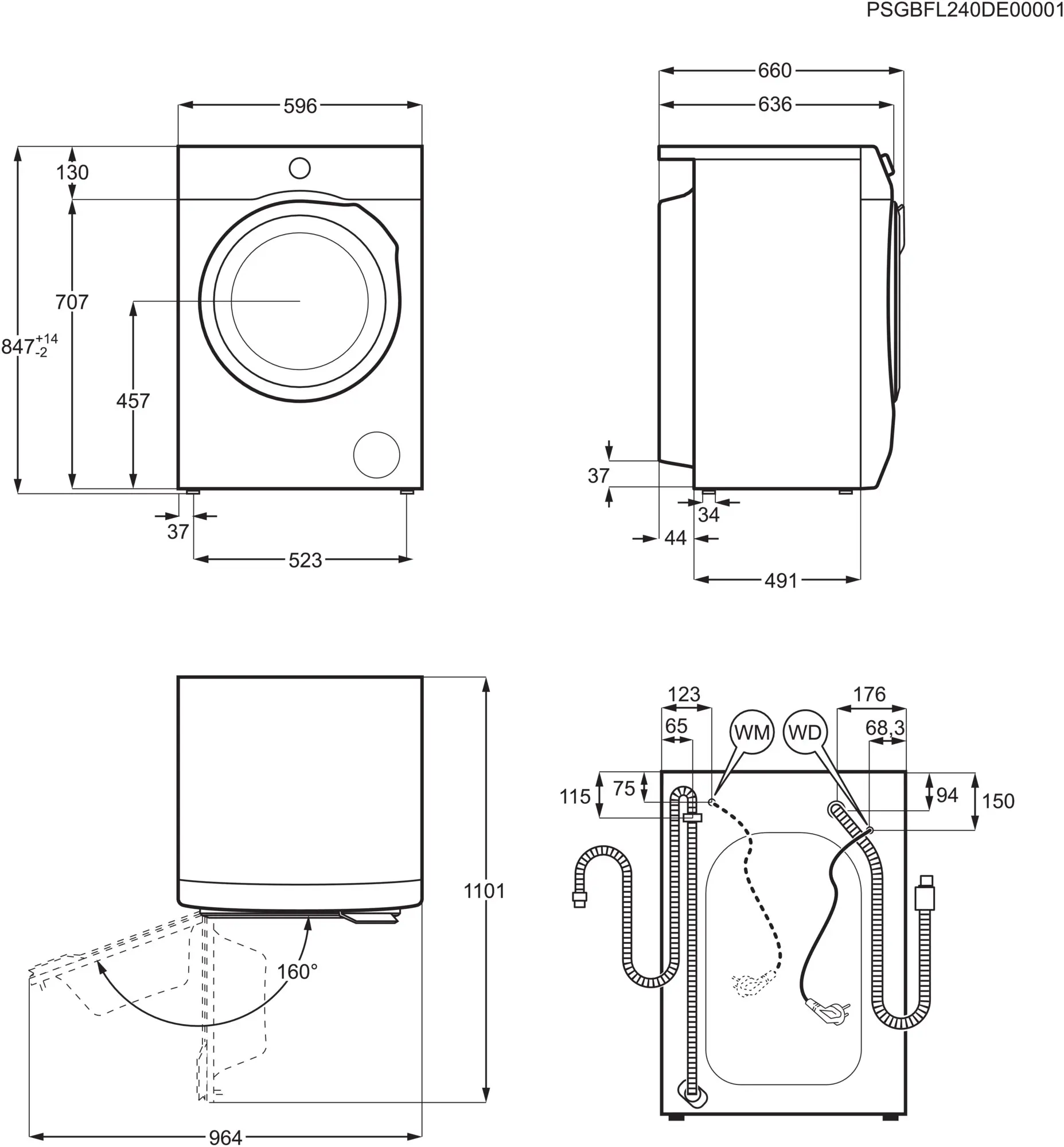 AEG Lavamat LR6F65499, 9 kg – Bild 10