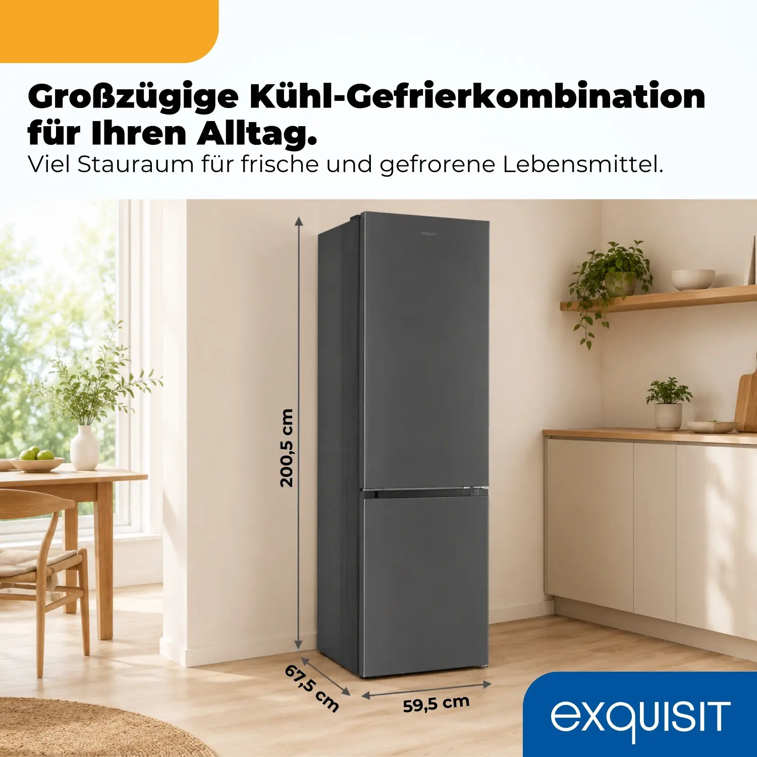 Exquisit KGC380-115-NF-040A inoxlook-az – Bild 8