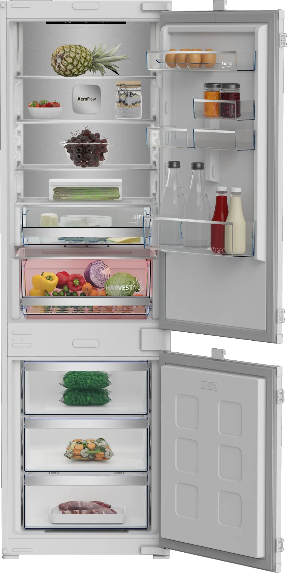 Beko B7BCNA295HS2 "NoFrost" Einbau-Kühl-Gefrierkombination