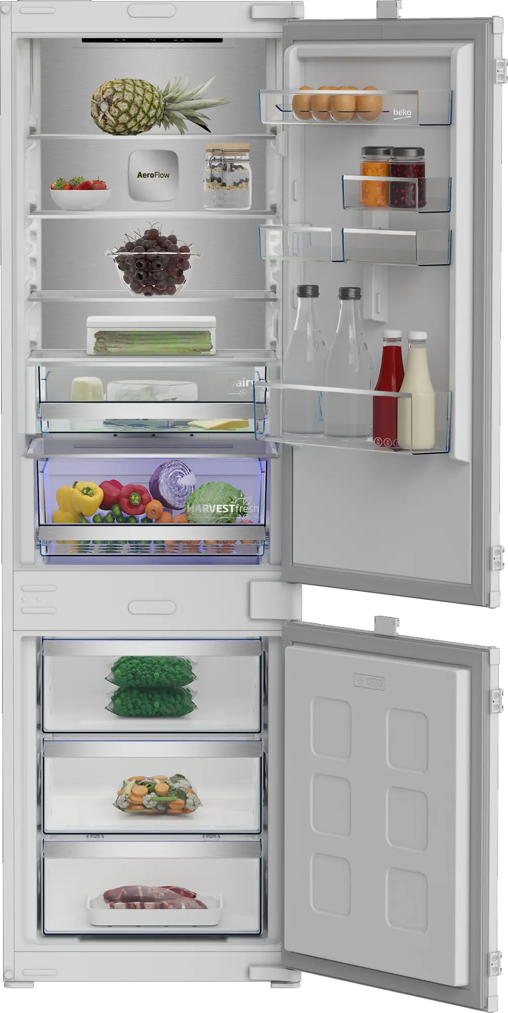 Beko B7BCNA295HS2 "NoFrost" Einbau-Kühl-Gefrierkombination – Bild 3