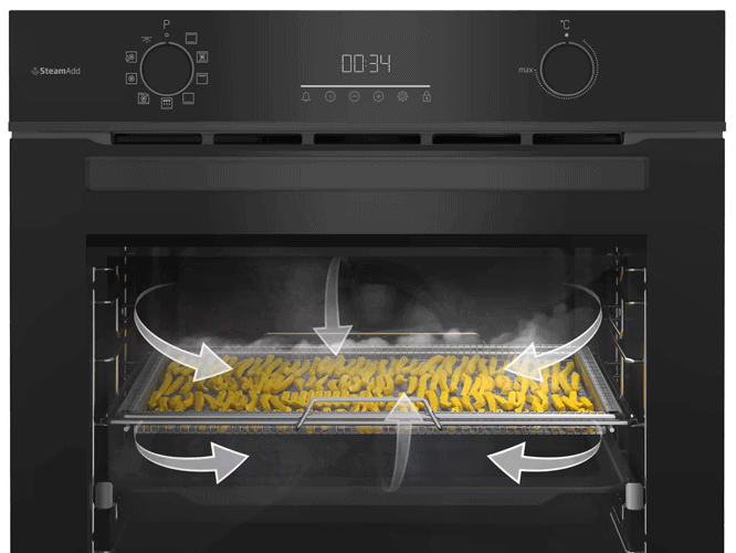 BEKO BCBIM17400B Einbaubackofen (AirFry Funktion, Steam Clean) – Bild 3